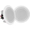 Pyle Pyle Pair 8" Bluetooth Flush Mount In-wall Speakers - Quick Connections, Polypropylene Cone, 250W PDICBT852RD - alternate 1