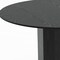 Homeroots 60" Black Solid Wood Pedestal Base Round Top Dining Table 721055 - alternate 5