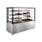 Koolmore Refrigerated Bakery Display Case for Cakes, Pies, Pastries, 71 in Stainless Steel Frame, Glass Front RBD30C - alternate 8