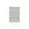 Homeroots 8' X 10' Beige and Brown Geometric Distressed Indoor Outdoor Area Rug 558749 - alternate 5