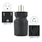 Conntek EMA 5-15P to L5-15R Adapter5-15P to L5-15R Adapter 30111-BK - alternate 4