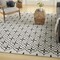 Homeroots 6' X 9' Ivory And Black Geometric Indoor Outdoor Area Rug 572909 - alternate 8