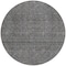 Homeroots 8' Charcoal And Gray Round Abstract Washable Indoor Outdoor Area Rug 594925 - alternate 6