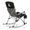 Picnic Time Family Of Brands NCAA App State Mountaineers Outdoor Rocking Camp Chair - XL Heavy Duty Camping Chair 805-01-175-794-0 - alternate 2