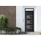 Vdomdoors Front Exterior Prehung Metal-Plastic Door, Manux 8933 Matte Black, Top Sidelite Transom, Office Com MANUX8933EXD-BLK-W30xH80+14-RH - alternate 1