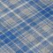 Homeroots 8' Gray Blue And Ivory Round Plaid Washable Indoor Outdoor Area Rug 597107 - alternate 5