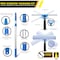 Gritt Commercial Pro Window Washing Kit with with 14 Squeegee, 14 Washer and 6' Telescopic Pole GRI137-6F-14 - alternate 8