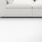Homeroots White Linen Blend Modular L Shaped Five Piece Corner Sectional 716920 - alternate 5