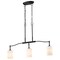 Nuvo Liam, 3 Light Island Pendant, Matte Black, White Opal Glass 60/8218 - alternate 7