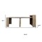 Homeroots 98" Light Brown Wood Self-Storing Extendable Dining Table With Storage 694688 - alternate 6