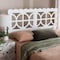 Baxton Studio Nansen Wood Headboard with Scalloped Frame, Full, White 265-14509-ZORO - alternate 4