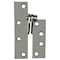 Global Door Controls 4 in. Left-Handed Reinforcing Hinge in Brushed Chrome CP-RPLH-26D - alternate 1