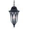 Homeroots Antique Bronze Geometric Glass Hanging Light 397989 - alternate 4