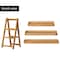 Vintiquewise 3-Tier Wooden Tray Farmhouse Inspired Cupcake Stand Dessert Platter Pastry Holder Appetizer QI004774 - alternate 7