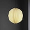 Jonathan Y Vaughn 15.75" Modern Vintage Orb Honeycomb Shade LED Pendant Light, Natural JYL9101B - alternate 7
