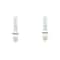 Bulbrite KX Dimmable T3Mini-Candelabra Screw Base E11 Clear Light Bulb, 2 PK 861114 - alternate 1