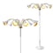 Jonathan Y Vivian 61" 10-Light Mid-Century Modern Iron Medusa Multi Head LED Floor Lamp, White/Brass Gold JYL3096A - alternate 1