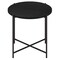 Homeroots 22" Black Wood And Steel Round End Table 544232 - alternate 8