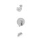Symmons Identity HydroMersion Single Handle Tub and Shower Faucet Trim Kit  - 1.5 GPM (Valve Not Included) 679215TRM - alternate 1