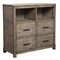 Homeroots 42in Brown Solid Wood Open Shelving TV Stand 404276 - alternate 2
