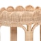 Bali & Pari Latoya Natural Rattan End Table with Scalloped Border 266-14574-ZORO - alternate 4