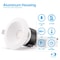 Infibrite 4 In 12W 5CCT Color Selectable LED Recessed Downlight, 1200 Lumens, Triac Dimmable IB-023-8-12W-WH - alternate 6