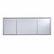 Homeroots 50" Silver Mirrored Writing Desk 402052 - alternate 9