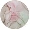 Homeroots 8' Round Gray and Pink Round Abstract Washable Non Skid Indoor Outdoor Area Rug 559366 - alternate 7