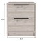 Homeroots 19" Wood One Drawer Nightstand 477915 - alternate 2