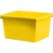 Storex Storage Bin, Polypropylene, Yellow, 3 PK 61453U06C - alternate 1