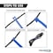 Kable Kontrol Hook and Loop Fastener Straps - 5in L X 1/2in W - 100PC/PK - Black, 100PK HLS050-5-100-BK - alternate 5