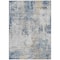Homeroots 5' X 8' Denim Blue And Sky Blue Abstract Washable Indoor Outdoor Area Rug 587867 - alternate 6