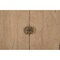 Homeroots 95in Natural And Antiqued Gold Solid Wood Carved Geometric Sideboard with Six Doors 521383 - alternate 8