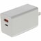 Add-On WALL PLUG TO USB 2.0 A, USB 3.1 TYPE C 20V 3A FOR US WHIT USAC2USB20V3AW - alternate 1