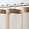 Homeroots Mocha Sheer and Grid Shower Curtain and Liner Set 399751 - alternate 4