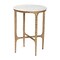 Baxton Studio Akanji Marble End Table, Round 270-14721-ZORO - alternate 1