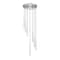 Z-Lite Forest 7 Light Chandelier, Brushed Nickel, 18 In W x 12 In H 919MP12-7R-BN-LED - alternate 6