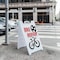 Signmission Bike Repair, A-Frame & 2 Decals Installed, Heavy-Duty Plastic Frame SBHD-D-2436-Bike Repair - alternate 4