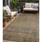 Homeroots 5' X 8' Artichoke Green And Hot Pink Floral Washable Indoor Outdoor Area Rug 605736 - alternate 1