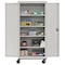 Sandusky Lee Heavy Duty Mobile Welded Steel Storage Cabinet, 36x24x72, Dove Gray TA4R362472-05 - alternate 5