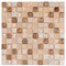 Apollo Tile Beige 11.7 in x 11.7 in Glass, Resin, Stone Glossy Floor and Wall Mosaic Tile 4.75 sqft/case, 5PK APLBDA882321A - alternate 1