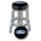 Plasticolor Round Black Vinyl Seat With Blue Ford Logo, Non-Swivel, 4 Steel Legs, Without Back 004751R01 - alternate 2