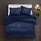 Homeroots Navy Blue Queen Polyester 180 Thread Count Washable Down Comforter Set 528947 - alternate 6