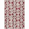 Homeroots 3' X 5' Burgundy And Ivory Abstract Washable Indoor Outdoor Area Rug 614137 - alternate 1