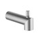 Kibi Circular Wall Mounted 1/2 in Slip-On Tub Spout with Diverter, Brushed Nickel TS102BN - alternate 1