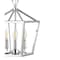 Jonathan Y Ojai 10" 3-Light Iron Classic Modern Pagoda LED Pendant Lantern, Chrome JYL7601C - alternate 6