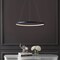 Jonathan Y Brice 23.75" Modern Contemporary Metal Round Dimmable Integrated LED Pendant, Navy JYL7203F - alternate 8
