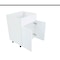 Cambridge Radiance 24 in. W x 21 in. D x 34.50 in. H Ready to Assemble Slab Bath Cabinet in White Gloss SA-VSB24-WG-KIT - alternate 10