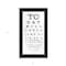Homeroots Eye Chart I 1 Black Framed Print Wall Art 405340 - alternate 3
