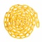 Us Weight 1.5" x 100' Yellow Plastic Safety Chain ft. SunShield UV Resistant Technology U2451YEL - alternate 1